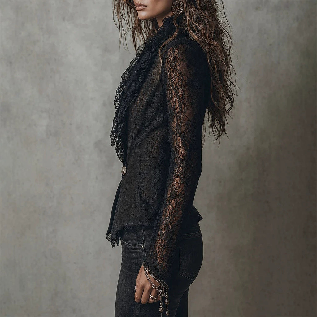 Elegant Slim-fit Blazer With A Single Button