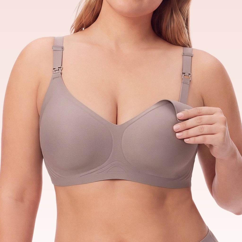Seamless Nursing Bra With Jelly Like Soft Support, No Underwire