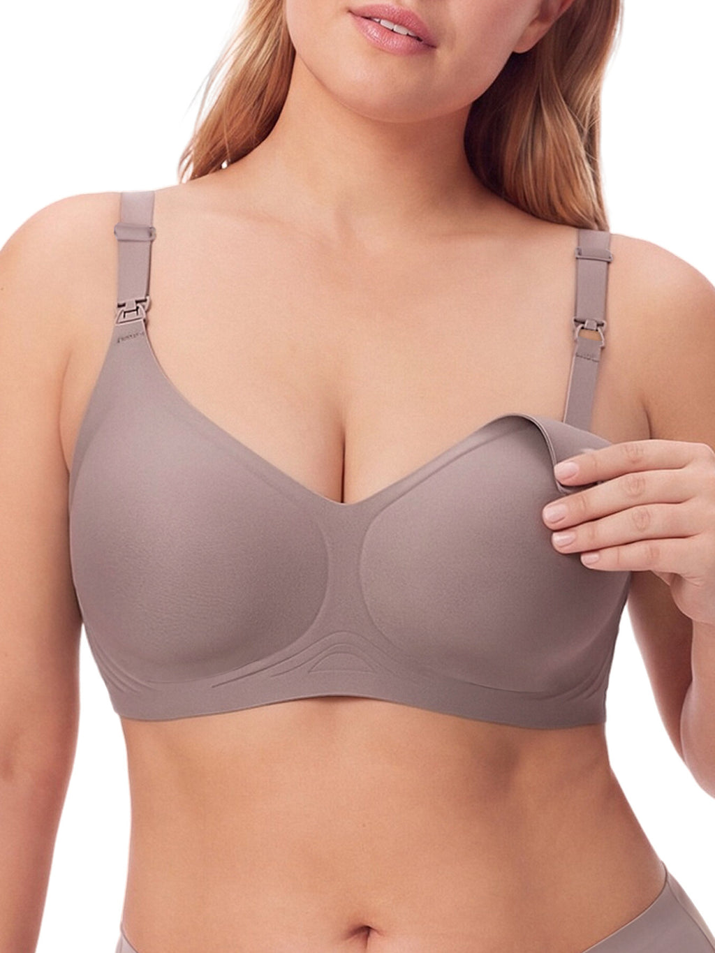 Seamless Nursing Bra With Jelly Like Soft Support, No Underwire