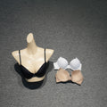 Solid-color Non-sagging Glossy Womens Bra
