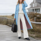 2026 Autumn And Winter New European And American Cross-border Foreign Trade Independent Station Double-breasted Women's Coat Temperament Fashion Casual Coat