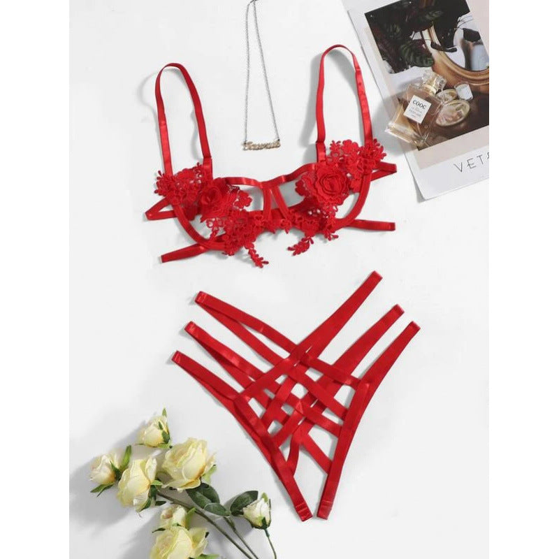 Bondage Strap No-slip Erotic Set Fashionable Midriff-baring Design
