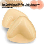 V-Shape Triangle Double-Sided Adhesive Breast Pad - Invisible Push-Up Silicone Bra Insert for Women