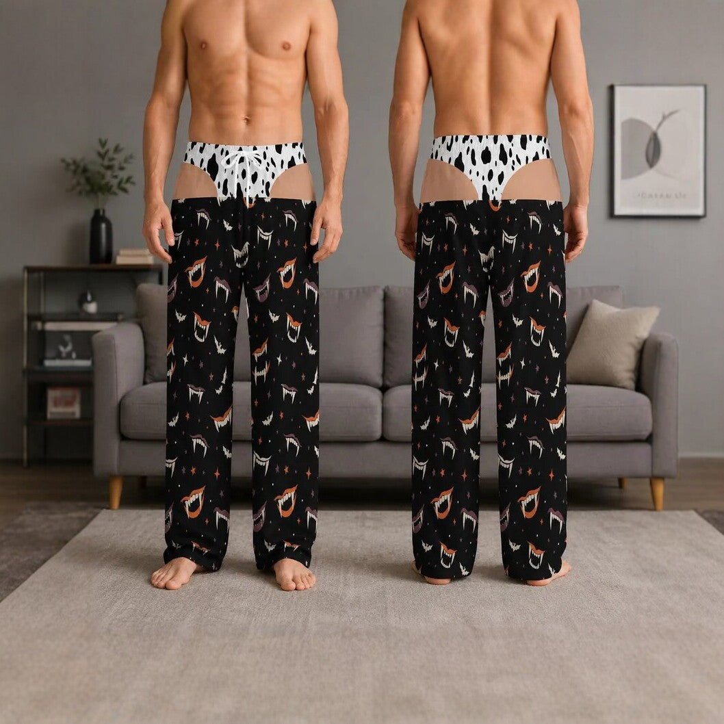 Loose-fit Straight-leg Loungewear Pajama Pantstrendy Arlo-style Trousers