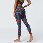New Womens Printed Yoga Leggings