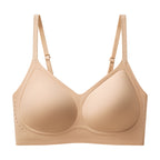 Women's Underwire Push-up Bra - Thin Seamless Breathable Lingerie for Small Busts Back Support Summer Top