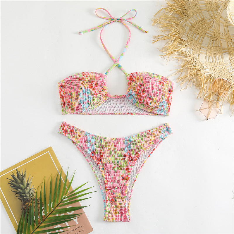 Sexy Printed Womens Bikini Set