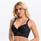 Plus-size Underwire Push-up Adjustable Womens Bra