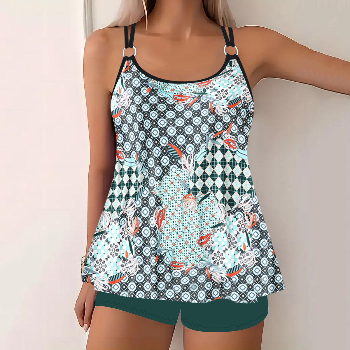 Sexy Printed Two-Piece Bikini Set For Women