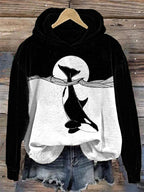Digital 3D Crew-neck Hooded Sweatshirt Streetwear Fashion Japanese Hoodie