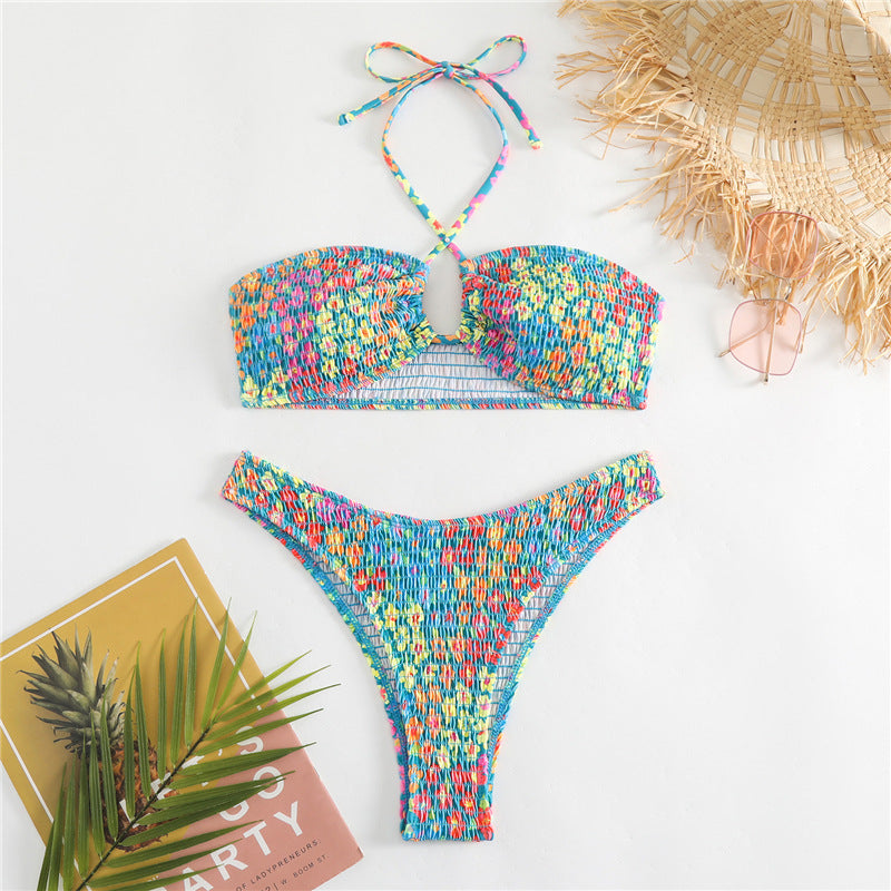 Sexy Printed Womens Bikini Set