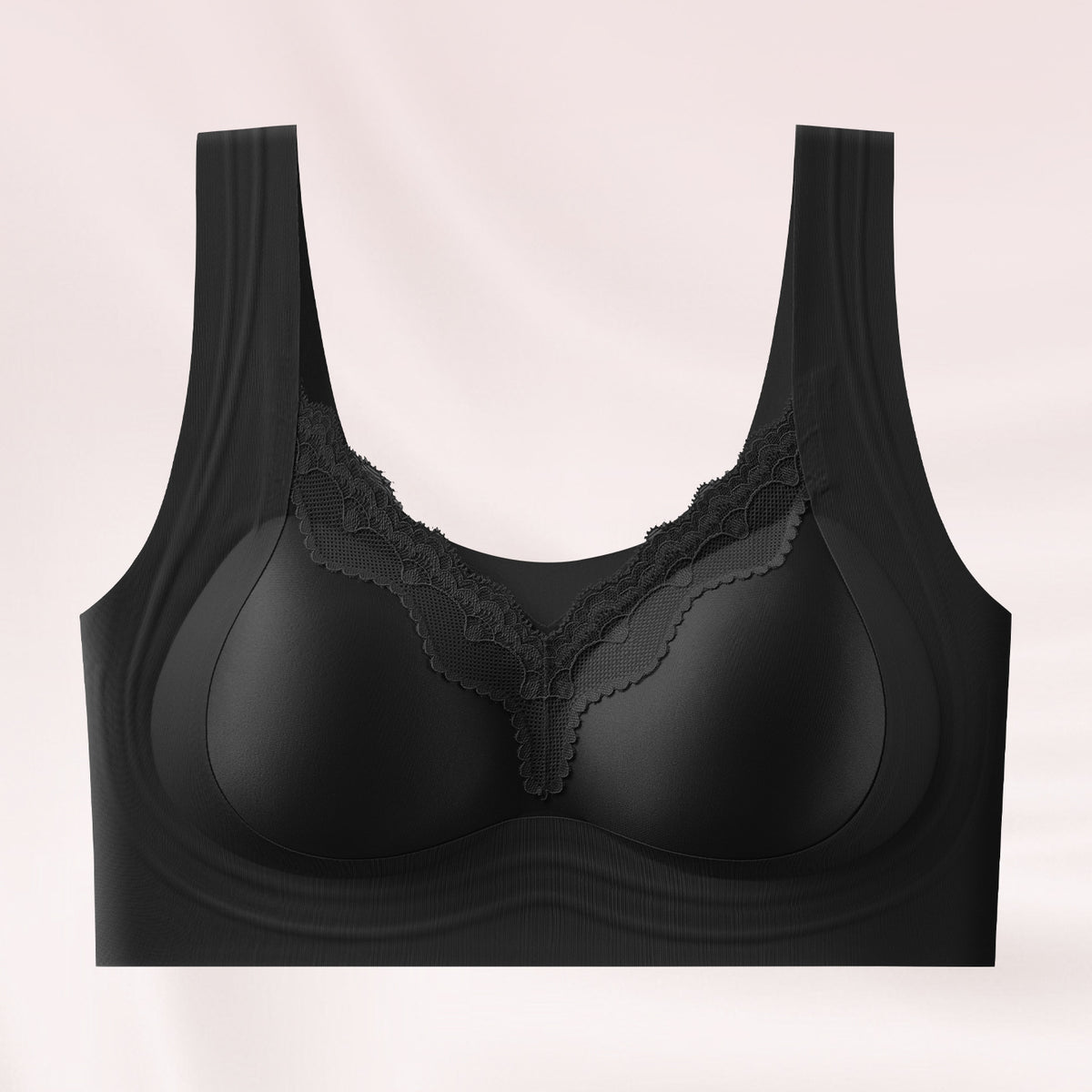 Seamless Molded-cup Bra Wireless Comfortable Camisole-style Underwear