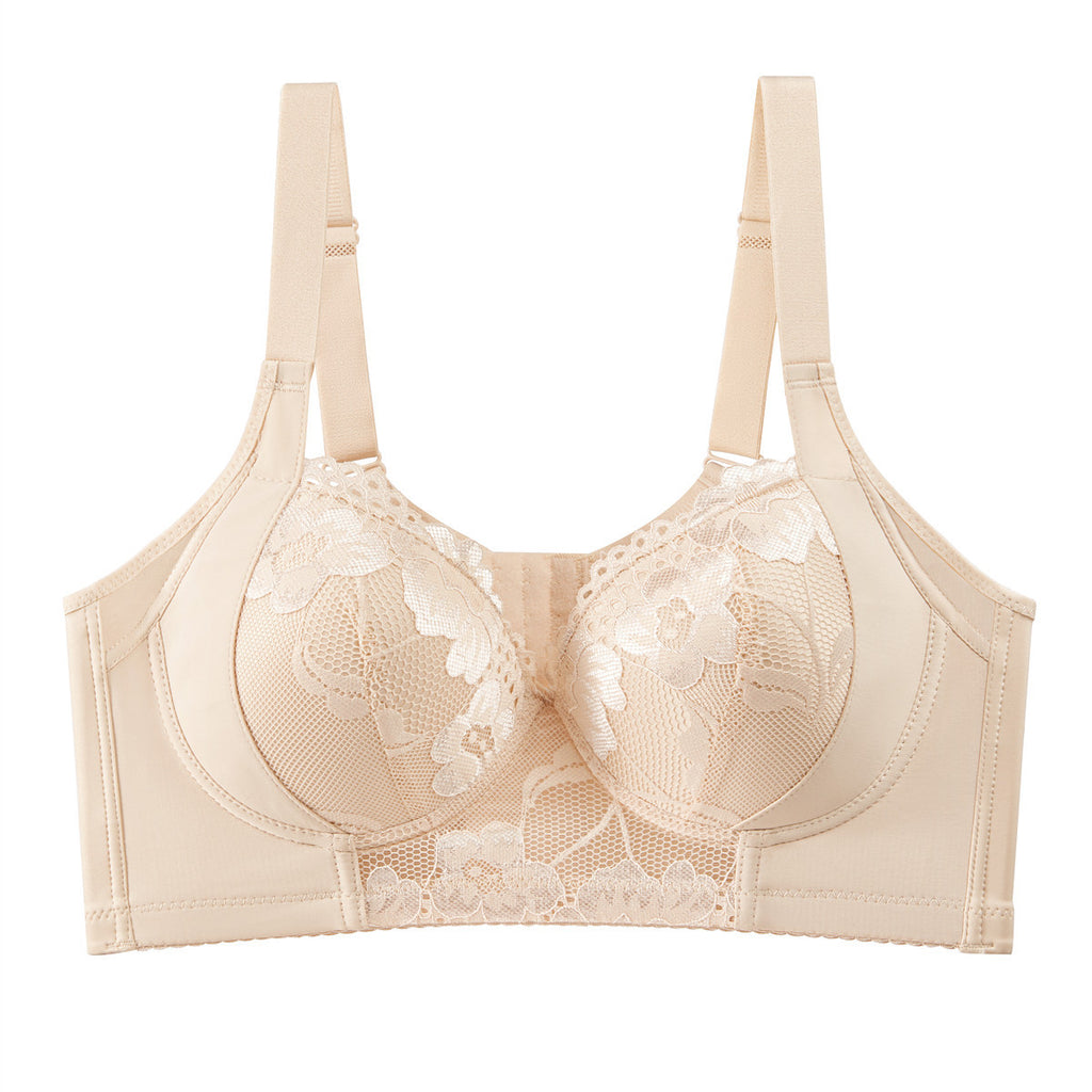 Plus-size Underwire Push-up Adjustable Womens Bra