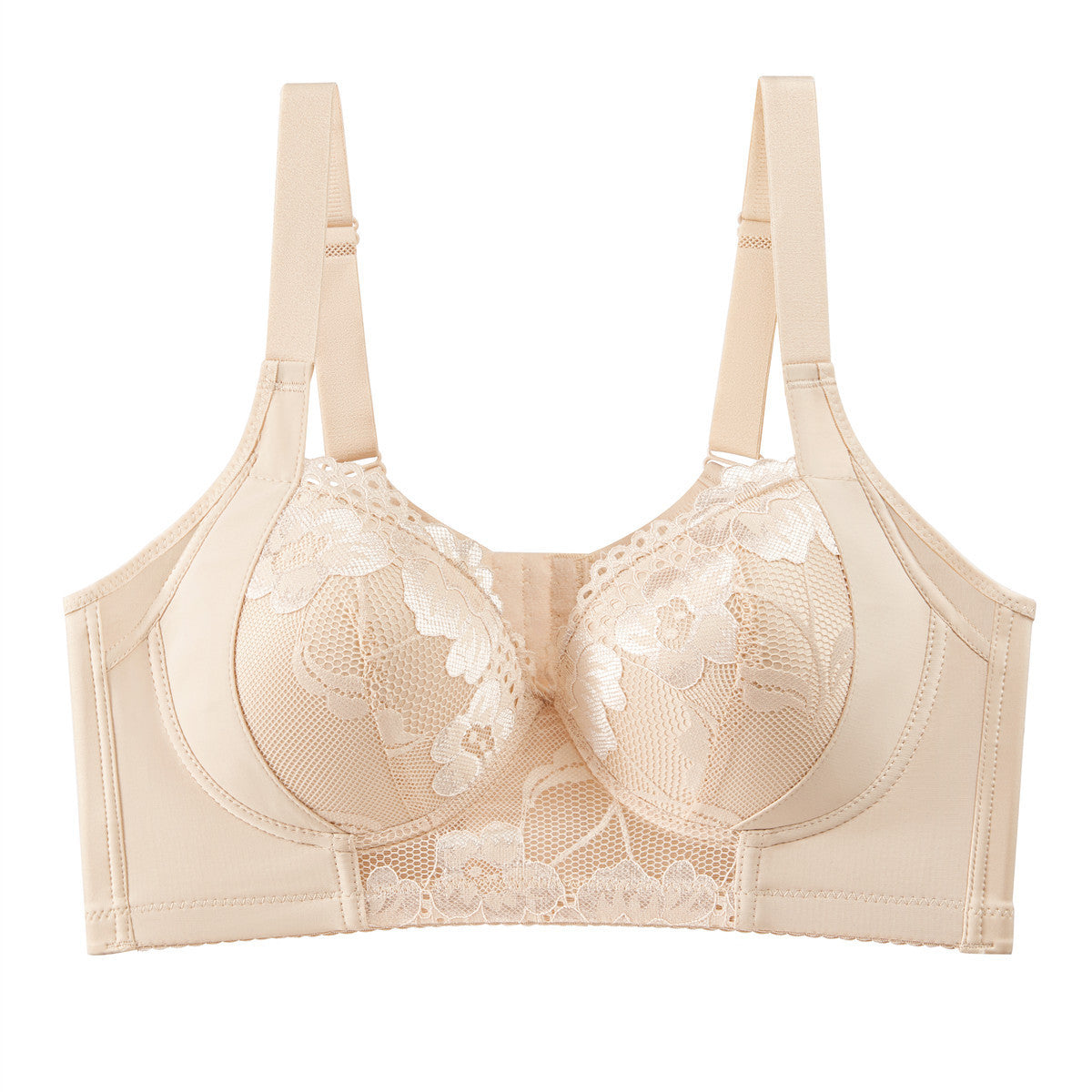 Plus-size Underwire Push-up Adjustable Womens Bra