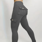 Women's Yoga Multi-Pocket Tight Base Layer High-Elastic Work Pants