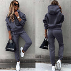 Amazon Ebay Fall Winter New European And American Foreign Trade Fashion Long Sleeve Sports Leisure Wear Suit Two-Piece Set