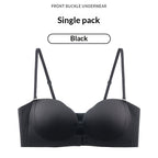 Strapless Womens Bra For Small BustsWith PushupA Beautiful Back DesignAnd Invisible Support To Prevent Sagging