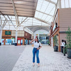 High-waisted Stretchy Slimming Flared Denim Pants