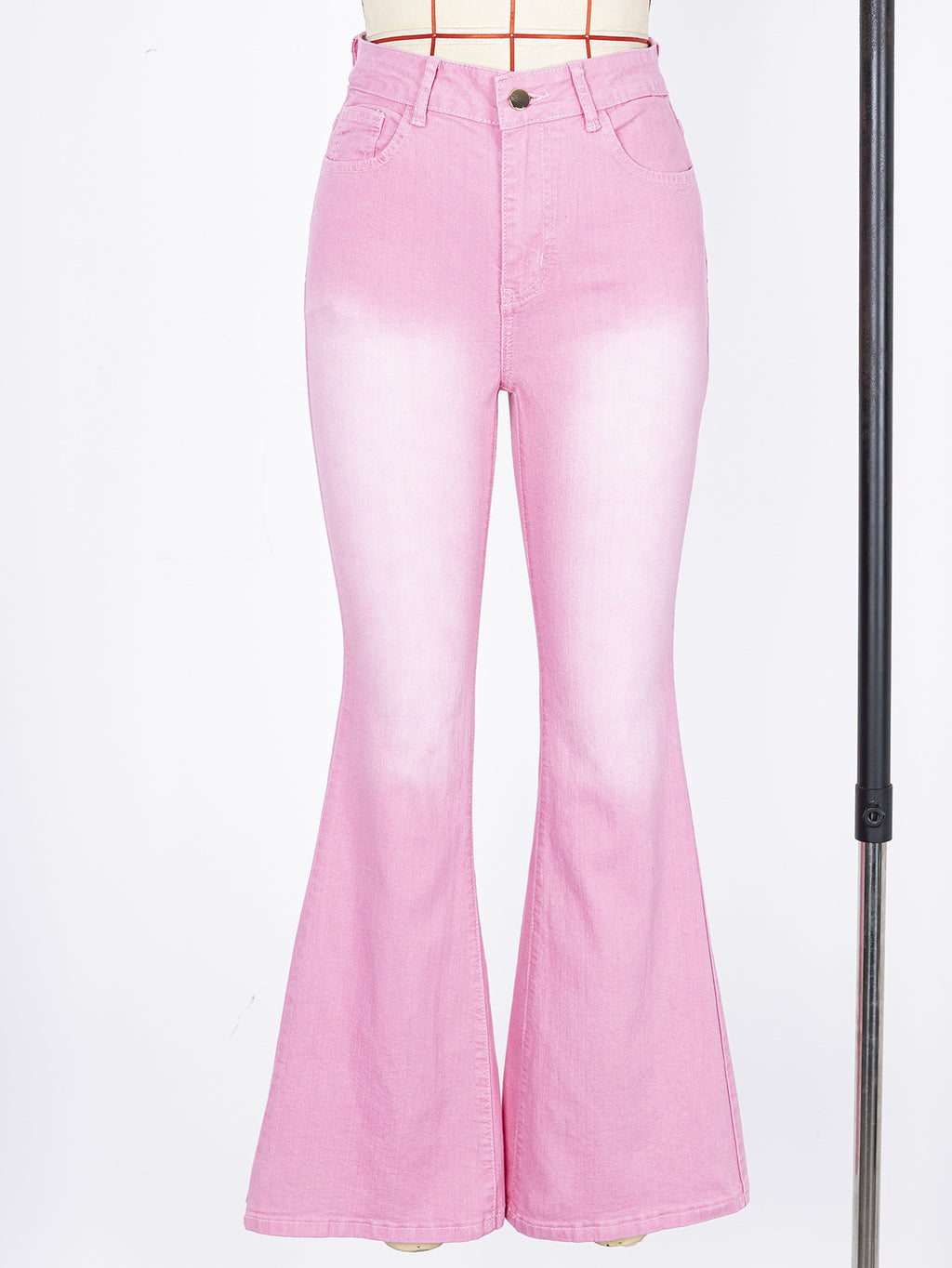 Mid-rise Dopamine-hued Wide-leg Trousers With A Bow Detail
