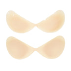 Banana-shaped One-piece Invisible Silicone Strapless Bra Nipple Covers