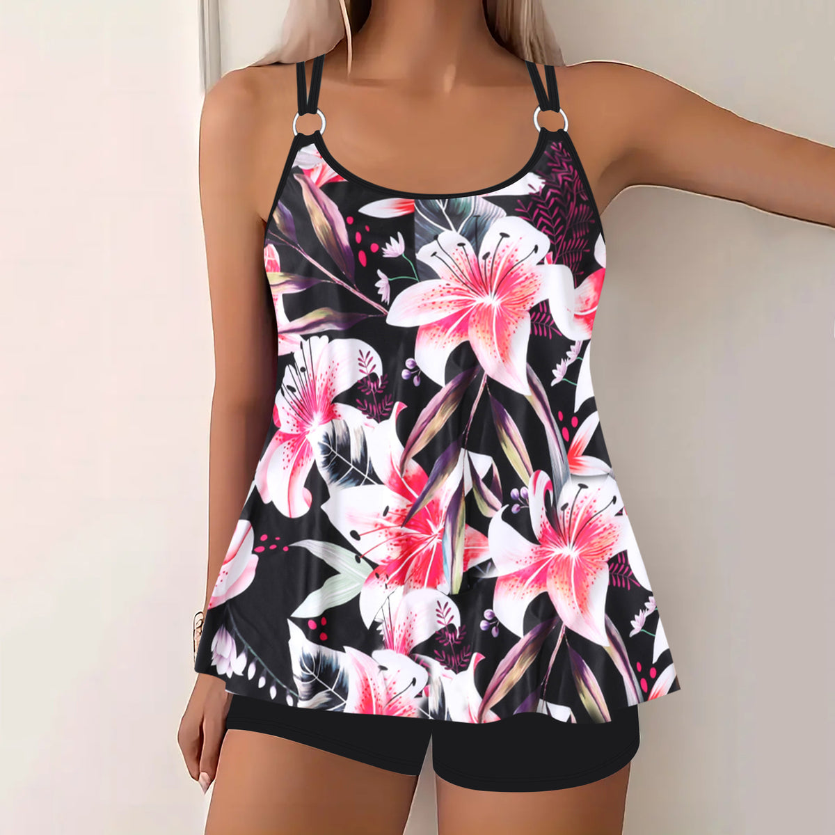 Sexy Printed Two-Piece Bikini Set For Women