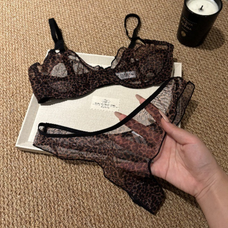 Slightly Mature Vibe Underwire Ultra-Thin Bra Set