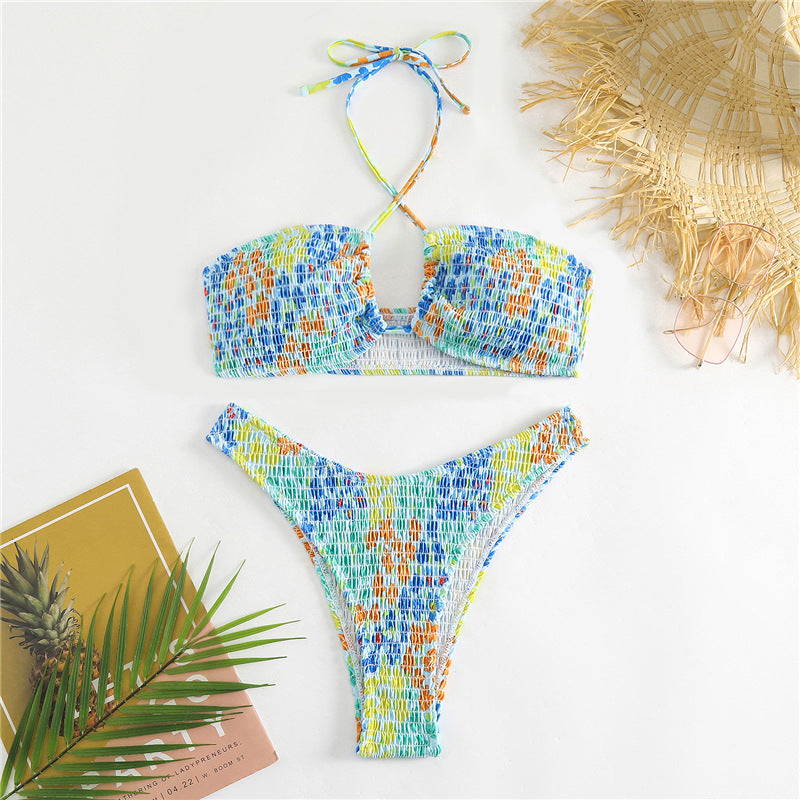 Sexy Printed Womens Bikini Set