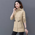 Women's Casual Reversible Short Hooded Jacket