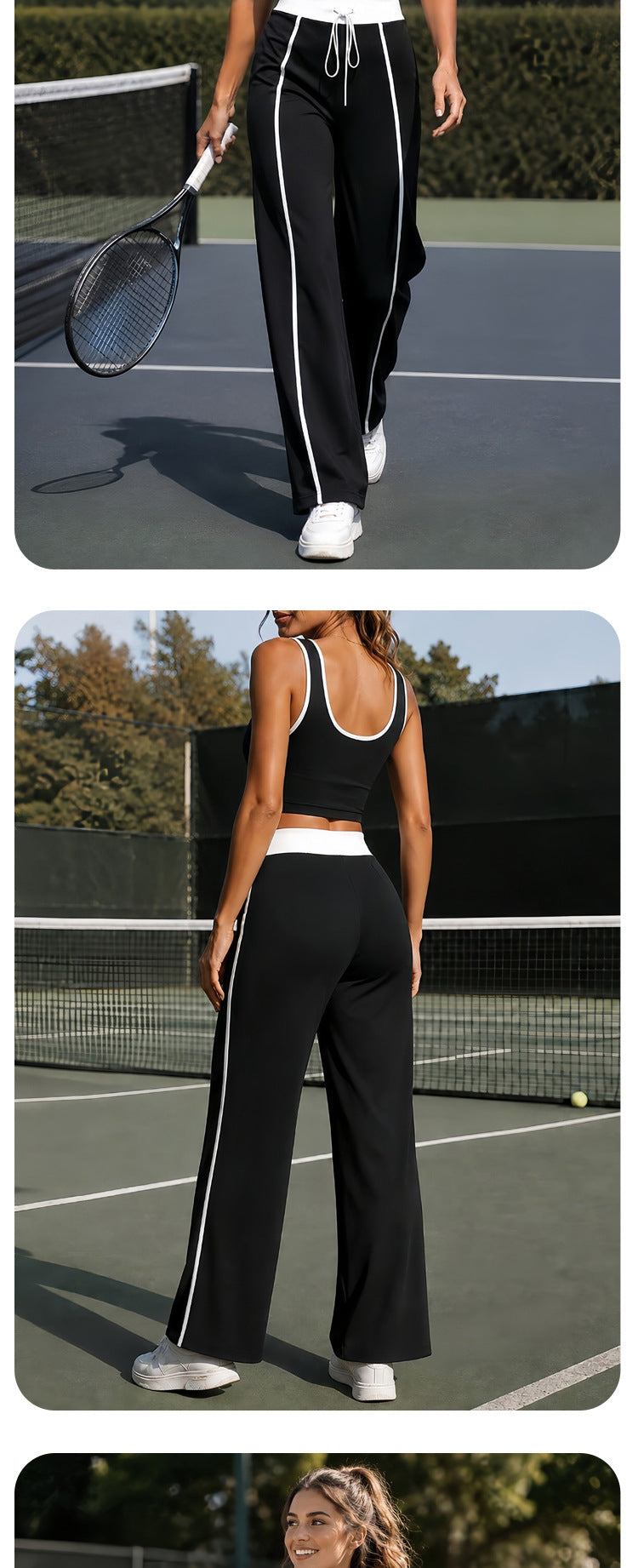 New Cross-border Yoga Outfit For Women, Color-blocked Sports Bra, High-waisted Butt-lifting Pants, Pilates Fitness Outfit