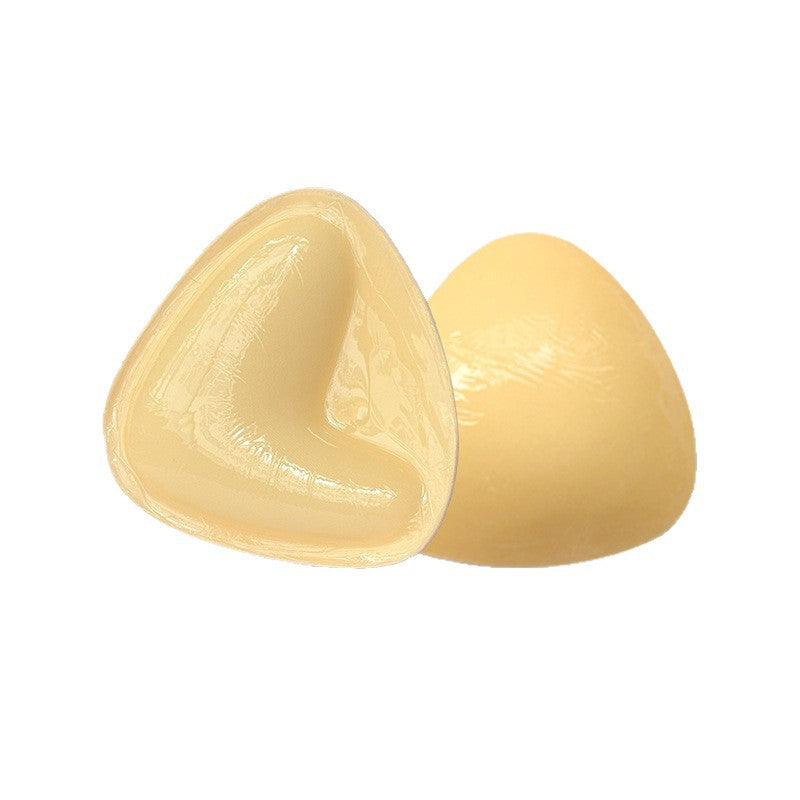 V-Shape Triangle Double-Sided Adhesive Breast Pad - Invisible Push-Up Silicone Bra Insert for Women