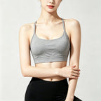 Thin-strap Fitness Bra High Elasticity Running Shock Proof Yoga Vest