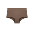 Unisex Sport Boyshorts Underwear EU Sizing,Cotton Neutral Aesthetic Sexy High Cut Briefs, Warm Earth Tones Solid Color Panties