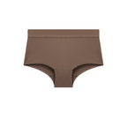 Unisex Sport Boyshorts Underwear EU Sizing,Cotton Neutral Aesthetic Sexy High Cut Briefs, Warm Earth Tones Solid Color Panties