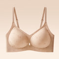French Country Floral Leopard Print Seamless Soft Cup Underwire Push Up Bra - Firm Support Anti Sagging Lingerie for Women