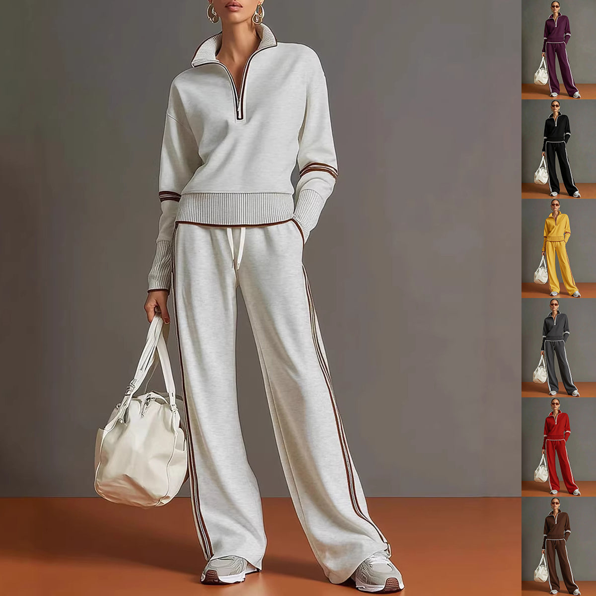 Cream Loungewear Co-ord Set