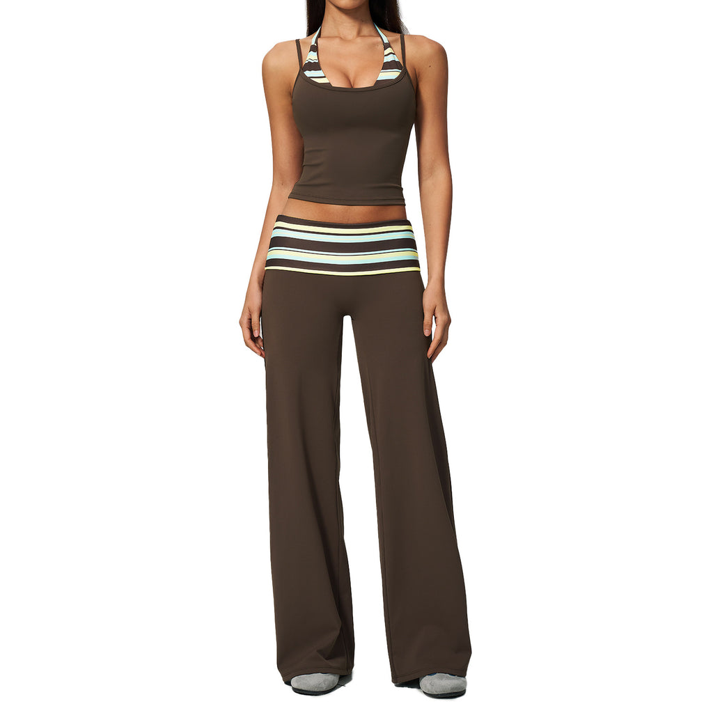 Cross-border Brushed Fitness Suit, Fashionable Polka Dot Faux Two-piece, Hip-lifting, High-waisted, Quick-dry Running Sports Yoga Wear 4549