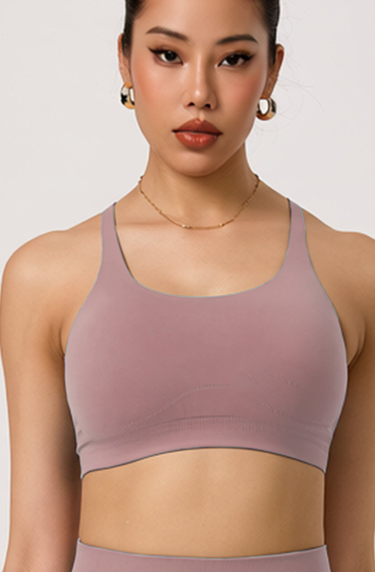 Seamless Sports-Style Back-Shaping Bra And Pants Yoga Set