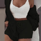 Violet Long-Sleeve Short Set