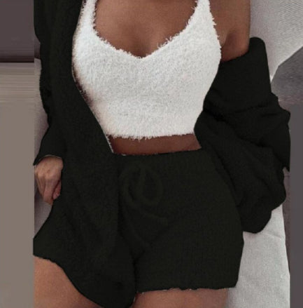 Violet Long-Sleeve Short Set
