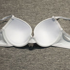 Solid-color Non-sagging Glossy Womens Bra