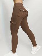Women's Yoga Multi-Pocket Tight Base Layer High-Elastic Work Pants