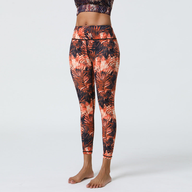 New Womens Printed Yoga Leggings