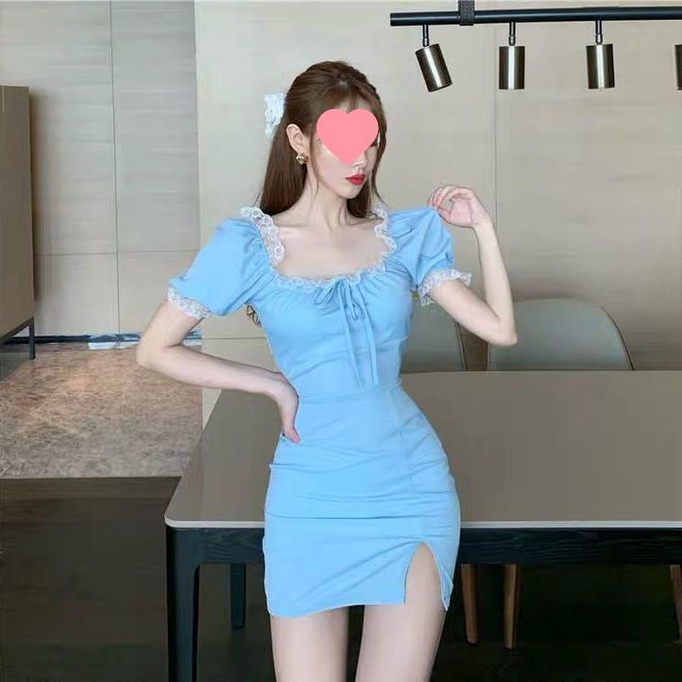 901 Blue Heritage Midi Dress