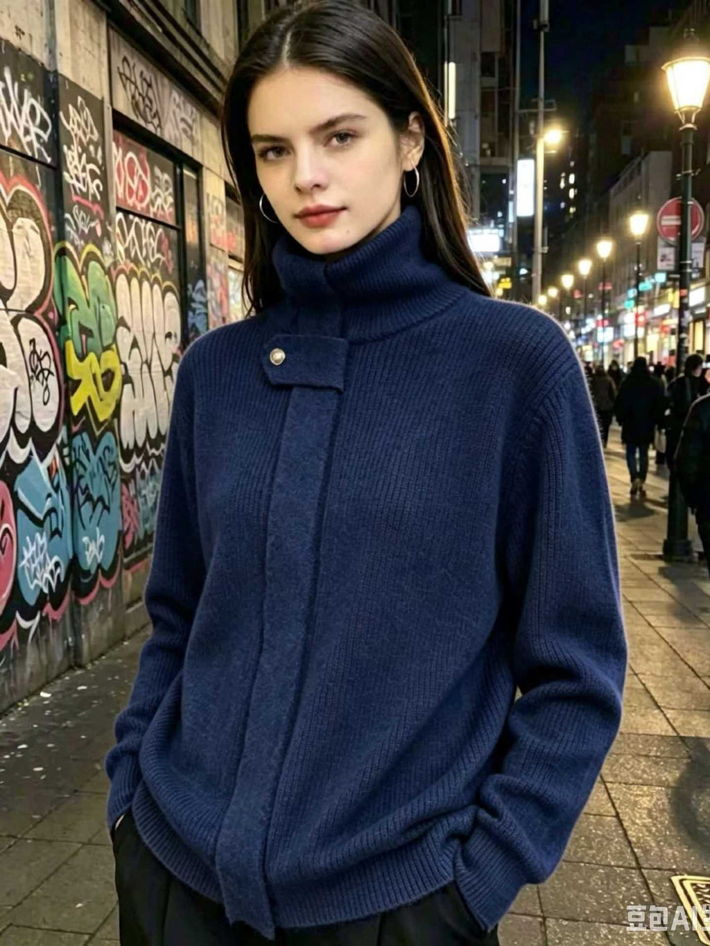 Women's Stand-Collar Knit Cardigan, 2026 Autumn-Winter New Arrival, Loose Design Zip-Up Sweater Coat For Women