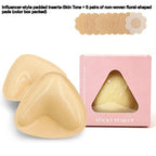 V-Shape Triangle Double-Sided Adhesive Breast Pad - Invisible Push-Up Silicone Bra Insert for Women