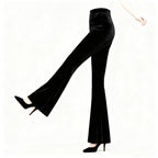 Women's Autumn Winter Velvet-form-fitting Pants For Modern Dance Training