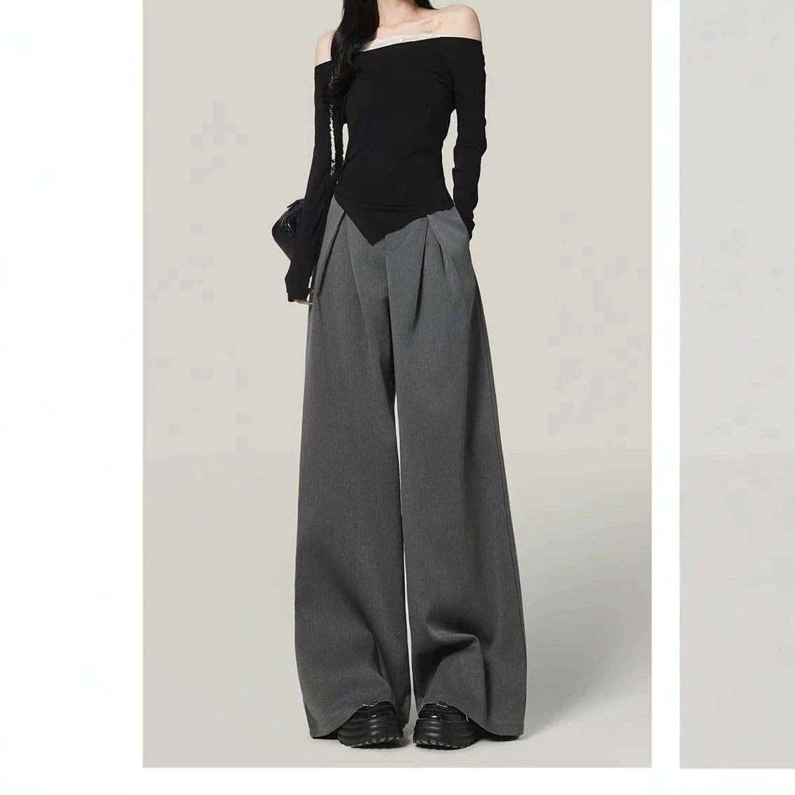 Loose Draped Casual And Stylish Pants