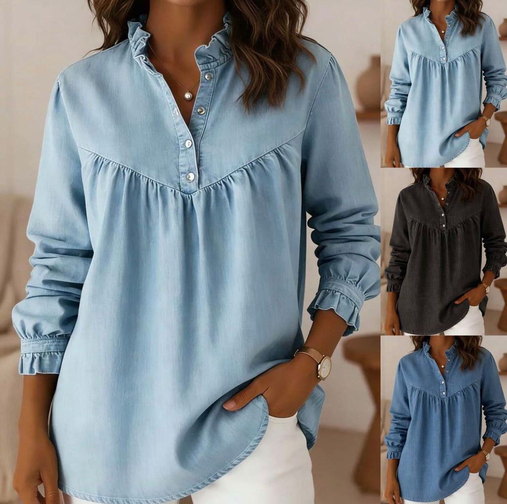 Loose Comfortable Casual Denim Shirt