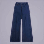 Fashionable Mens Denim Mid-rise Flared Pants