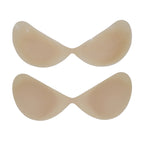Banana-shaped One-piece Invisible Silicone Strapless Bra Nipple Covers